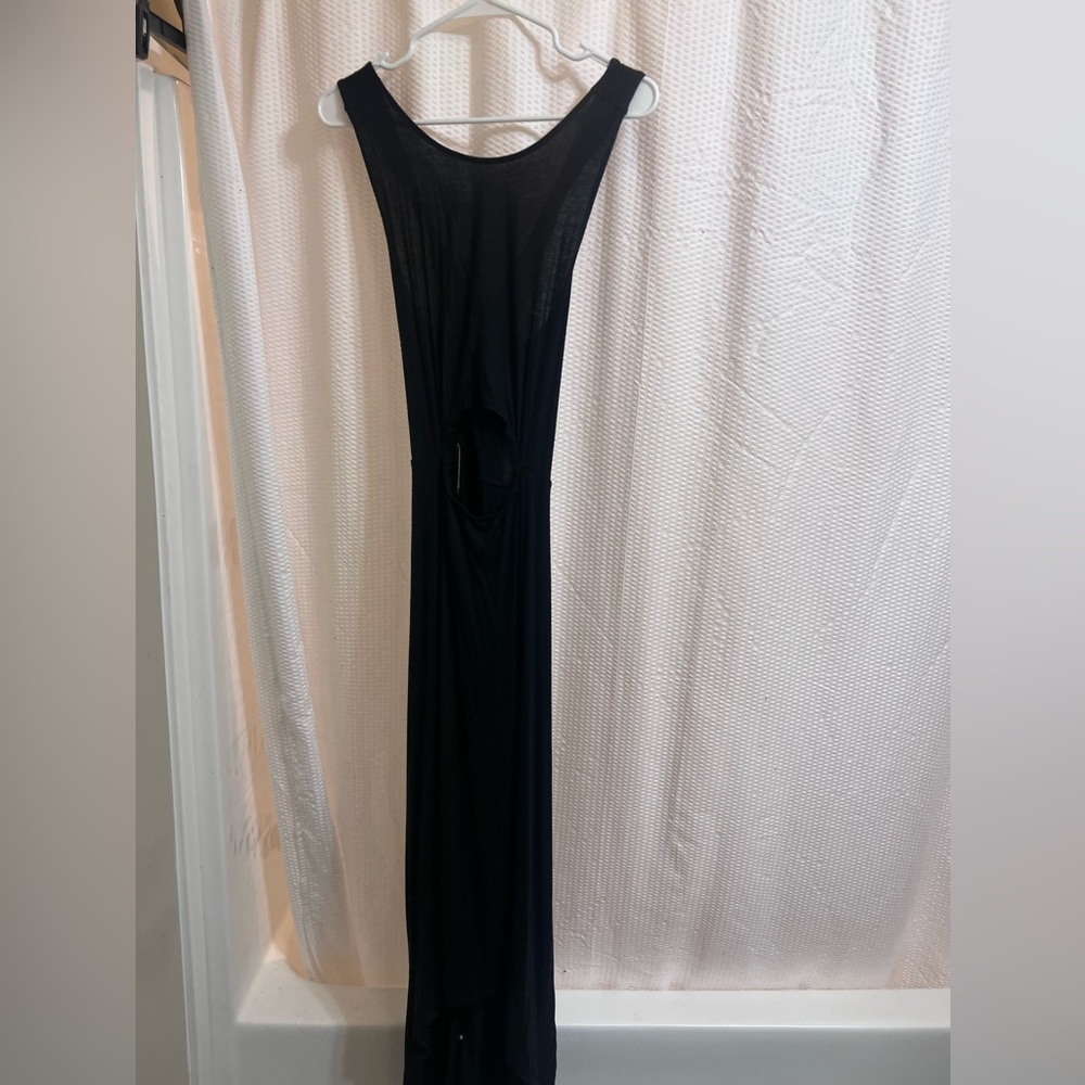 Knit high/low dress